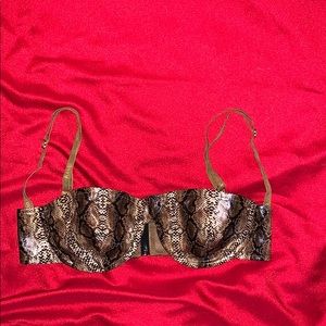 Matte Brand leather bralette